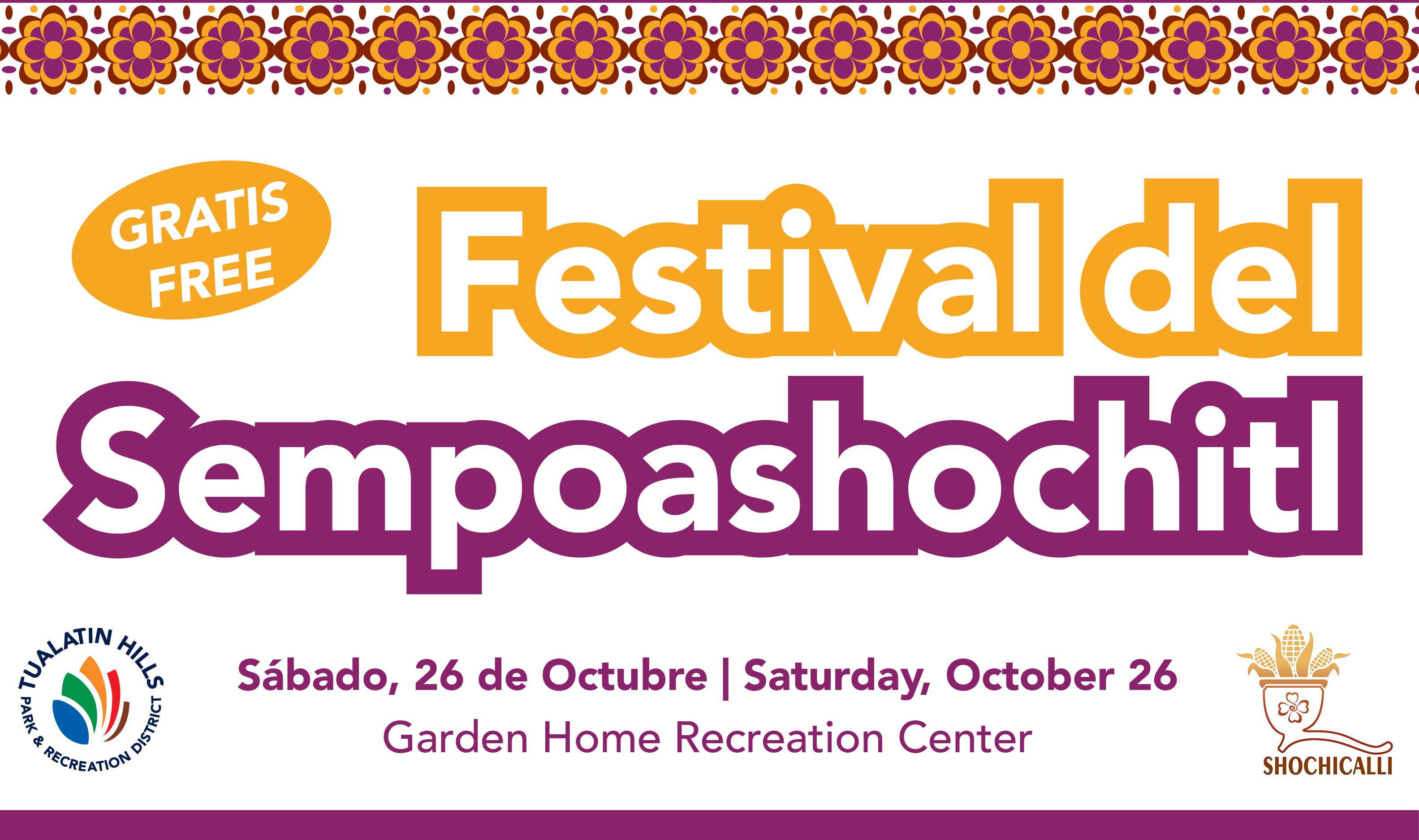 Sempoashochitl Festival - Saturday, October 26